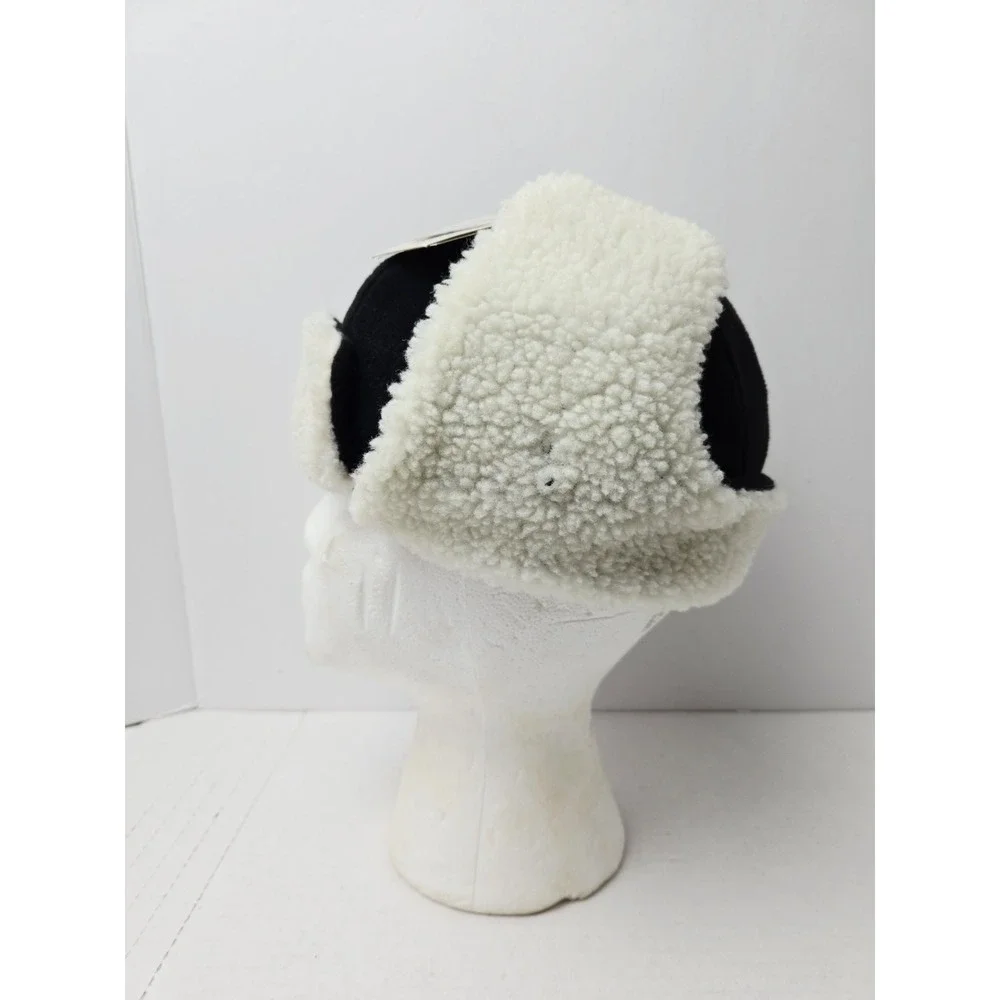 Broner Kids black hat trapper NWT Micro Fleece 6-10 years